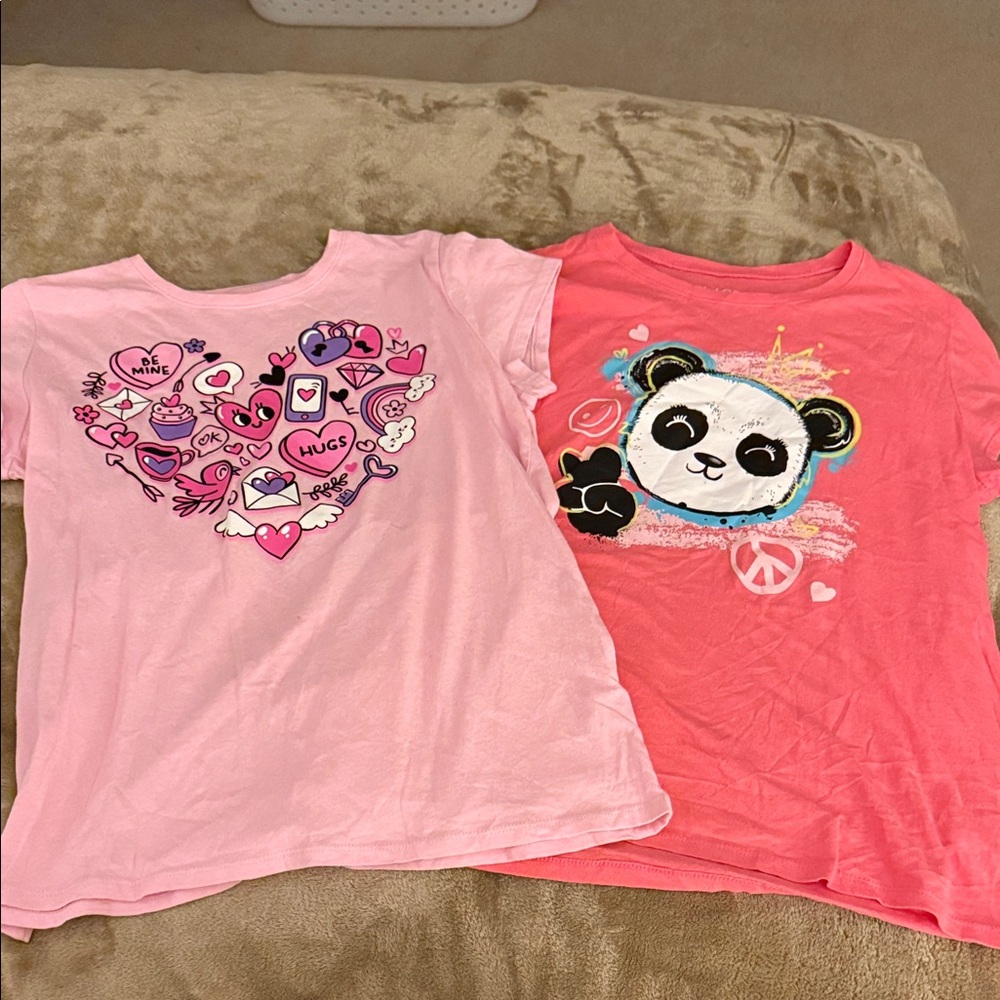 Cute Pink and Coral Graphic T-Shirts